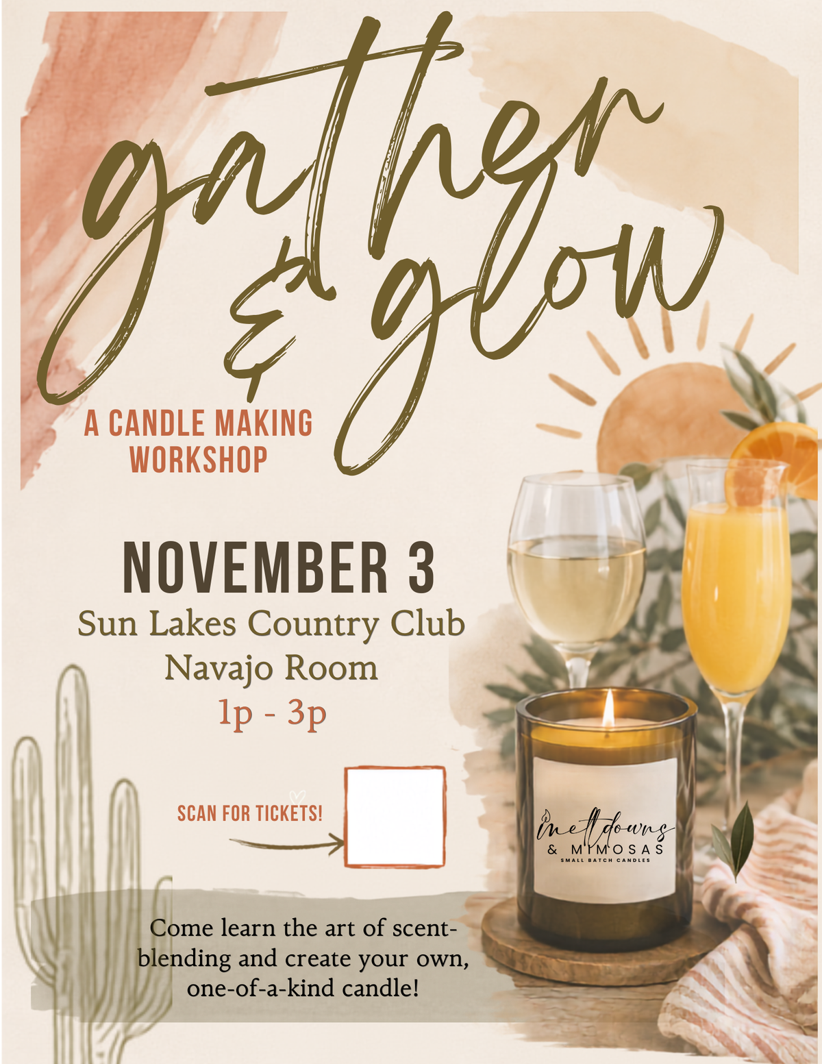 Gather & Glow Candle Workshop